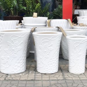 chậu sứ tráng men 004